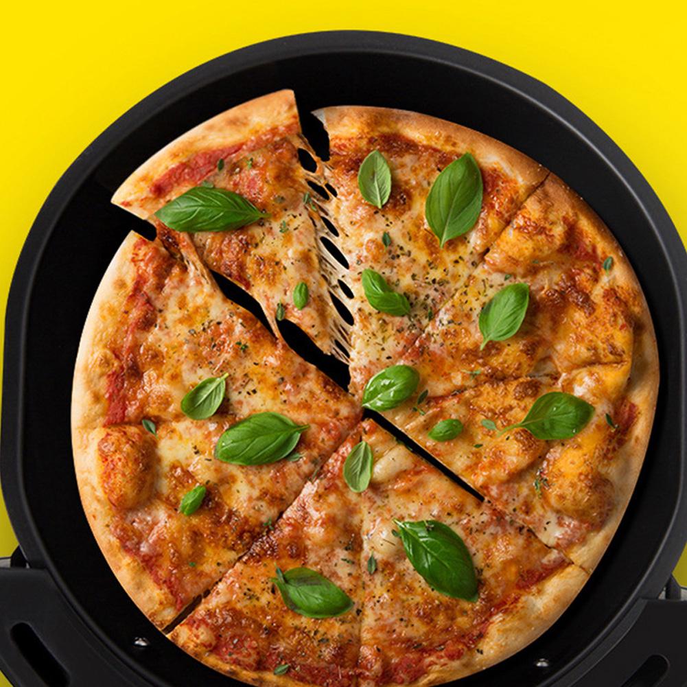 làm bánh pizza bằng nồi chiên không dầu canzy